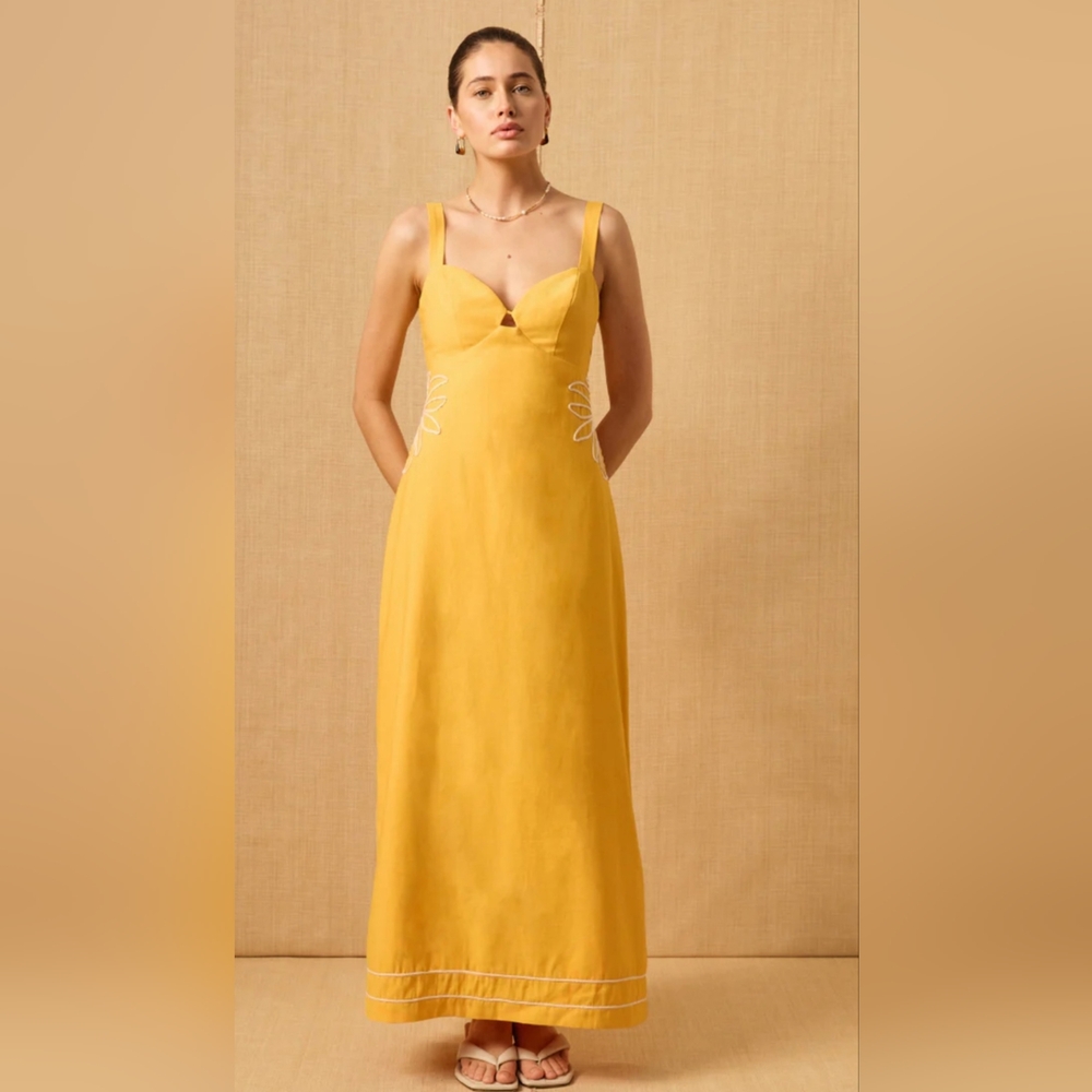 NWT MØN RENN Vacation Mango Dress - size XS